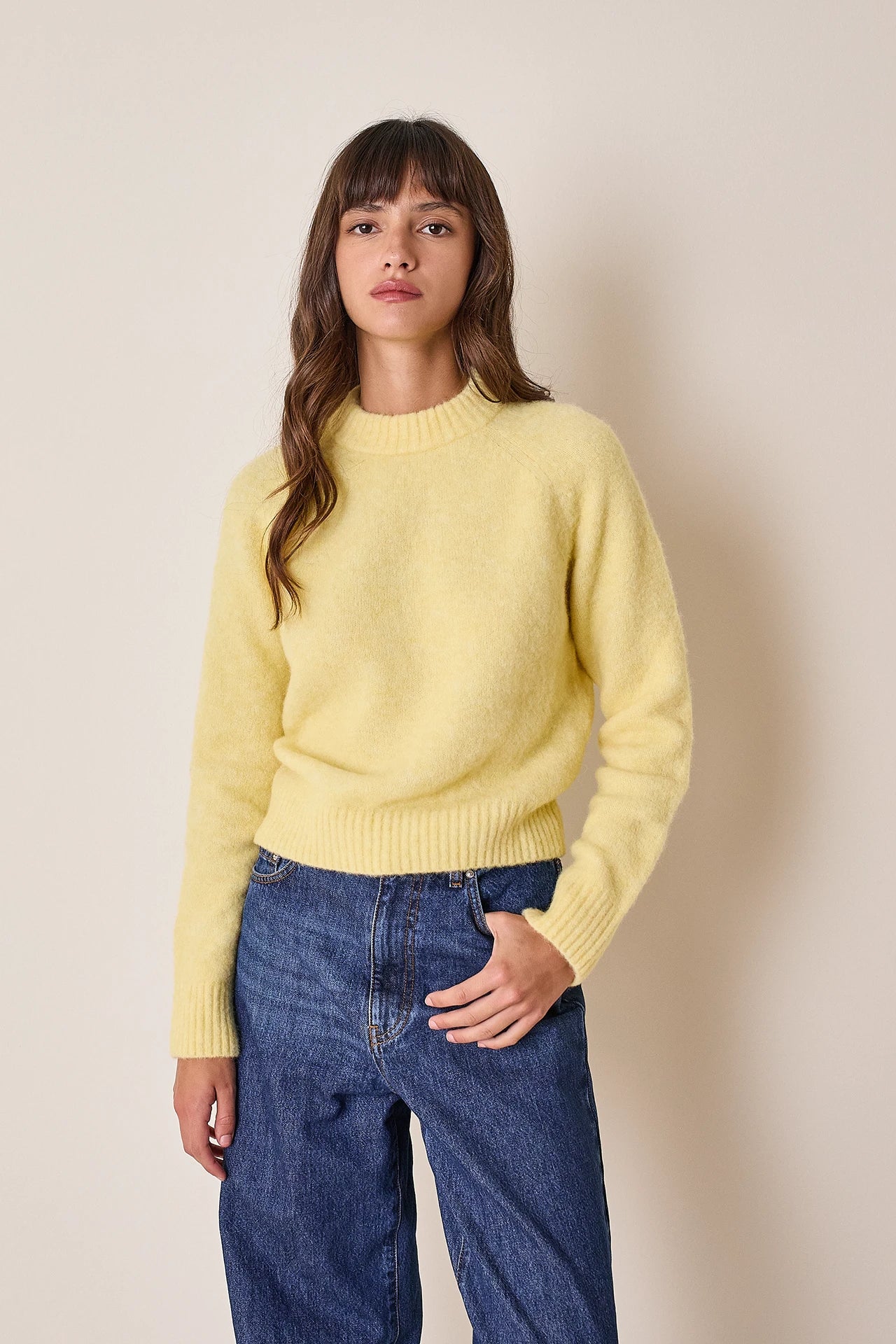 Baby alpaca crewneck