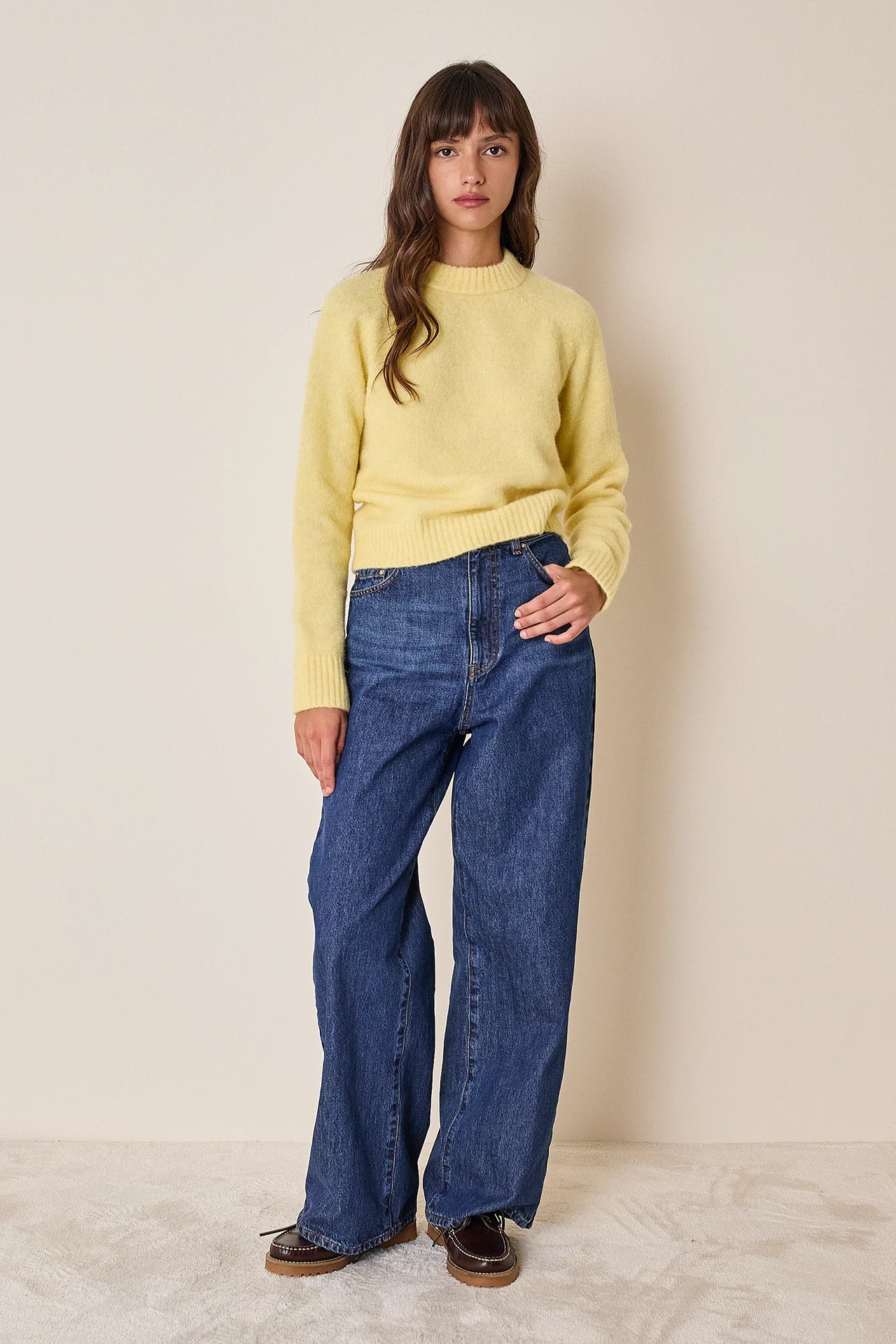 Baby alpaca crewneck