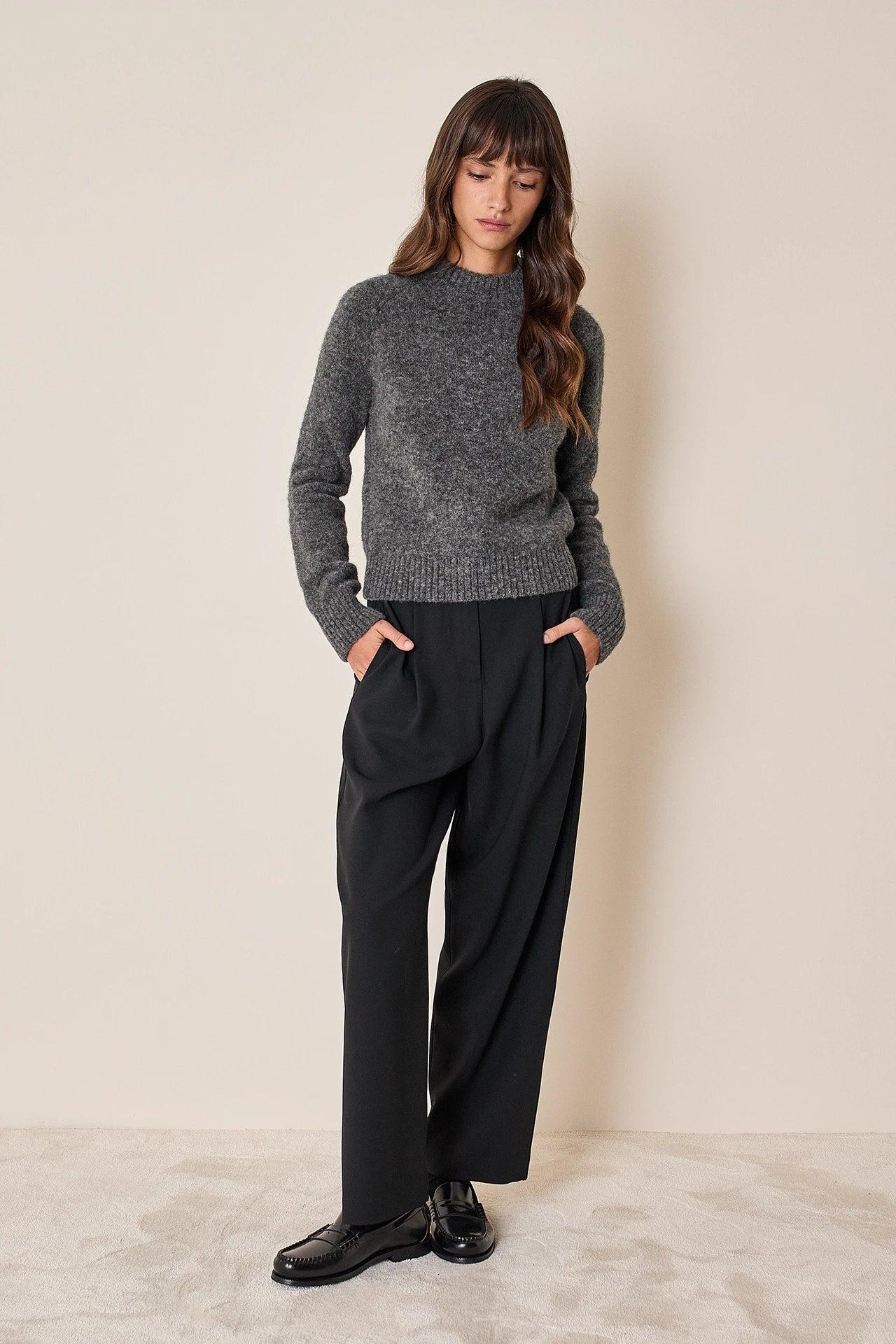 Baby alpaca crewneck