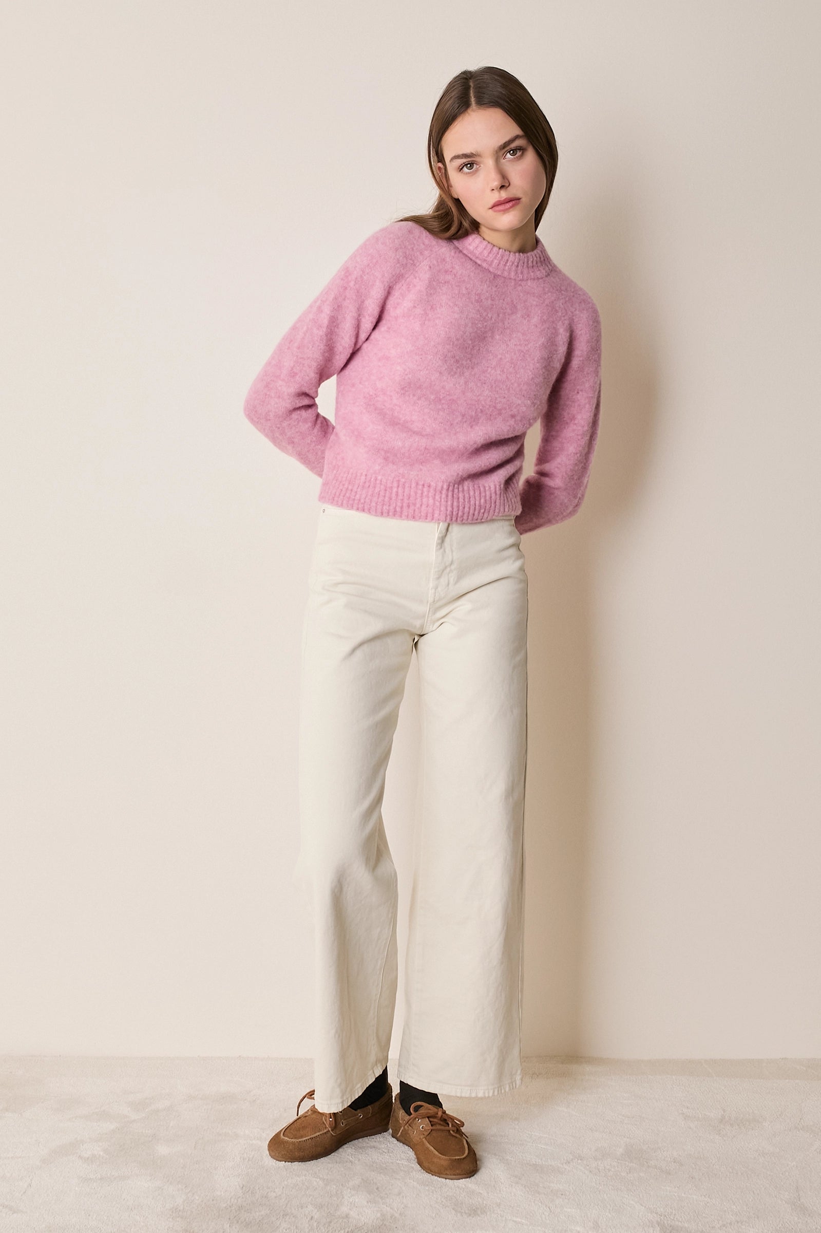 Baby alpaca crewneck