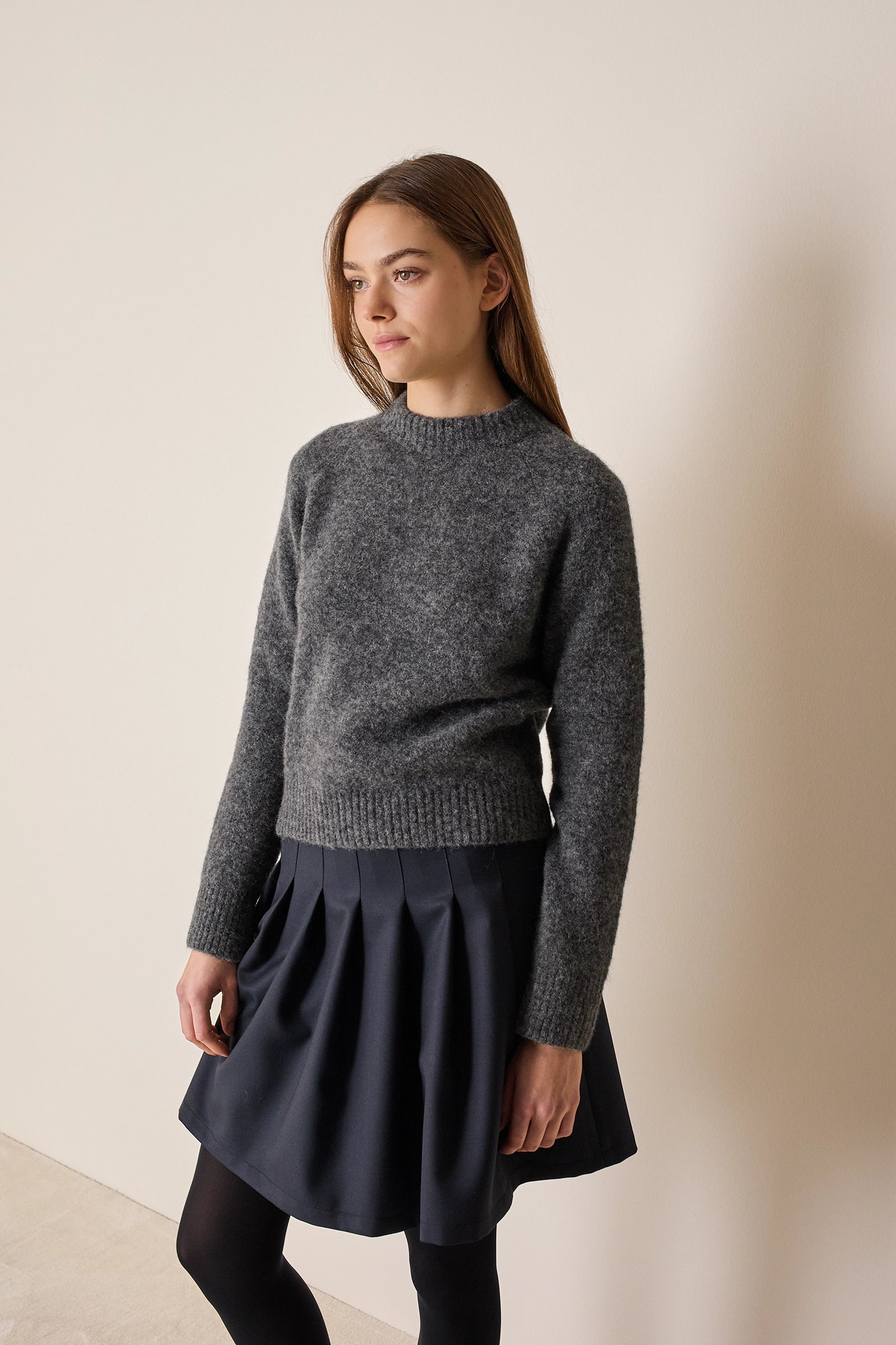 Baby alpaca crewneck