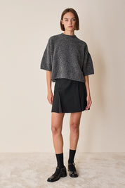 Maglia a mezze maniche in alpaca Piura