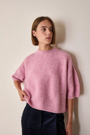 Maglia a mezze maniche in alpaca Piura