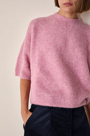 Maglia a mezze maniche in alpaca Piura