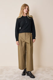 Polo in lana vergine merino extra fine