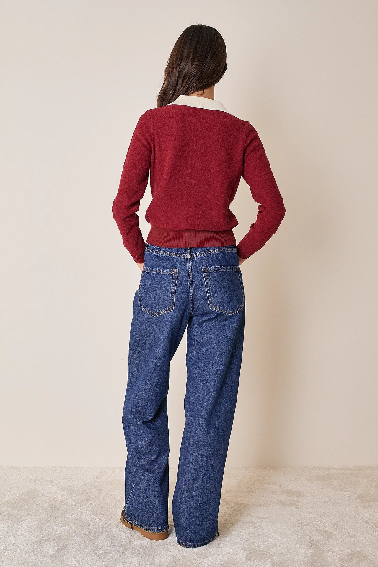 Polo in filato spugnetta