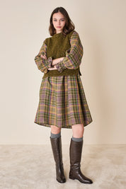 Gilet in filato mélange