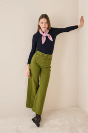 Textured wool crewneck