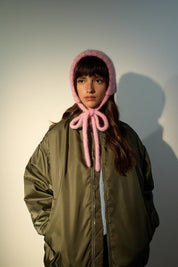 Mohair tie balaclava
