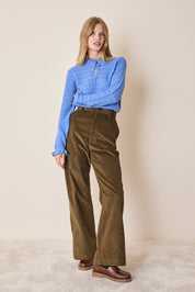 Maglia traforata con laccetto