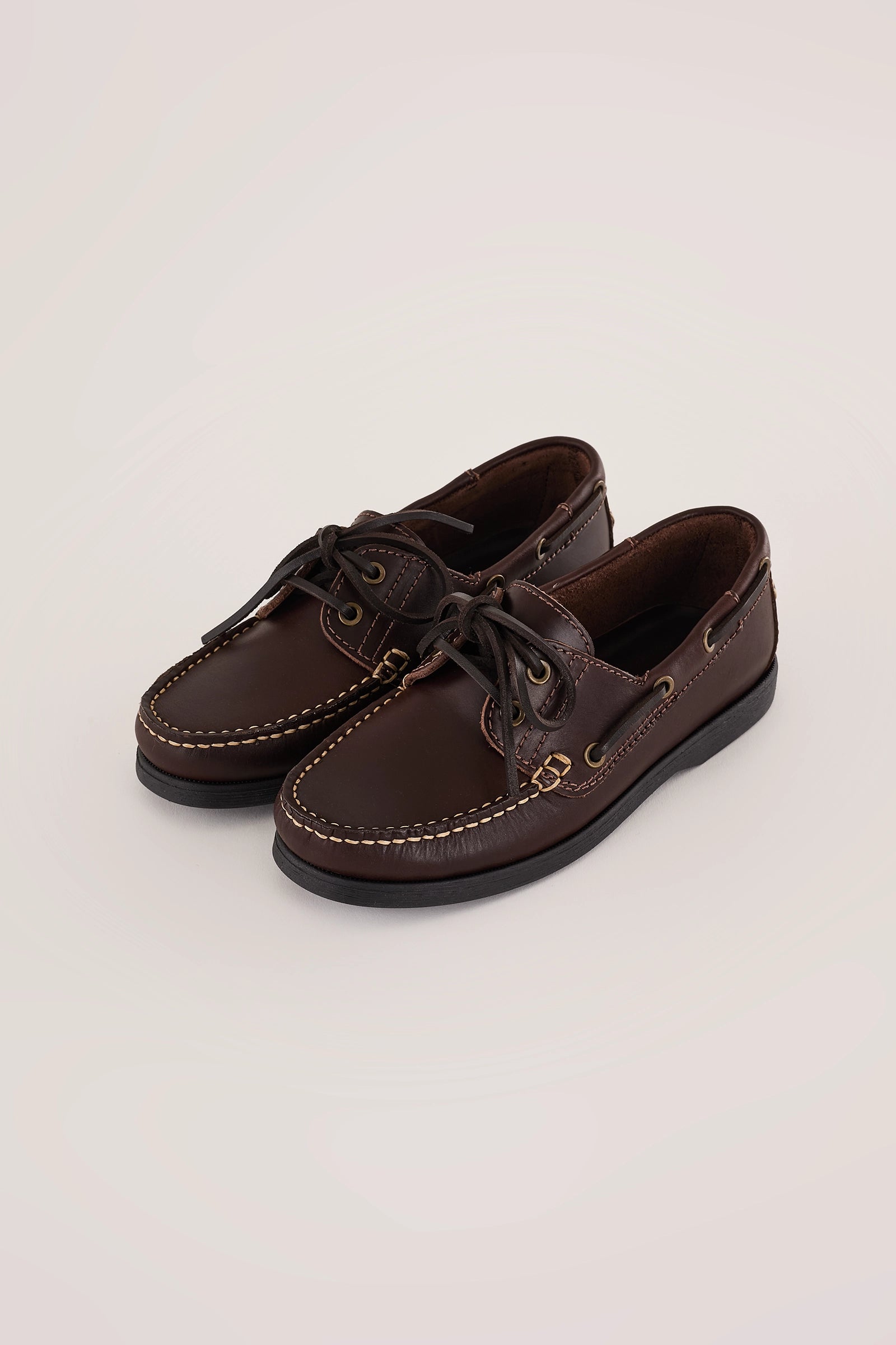 Mocassini da barca con suola leggera – Bianco