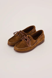 Suede deck shoes – Bianco