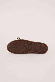 Suede deck shoes – Bianco