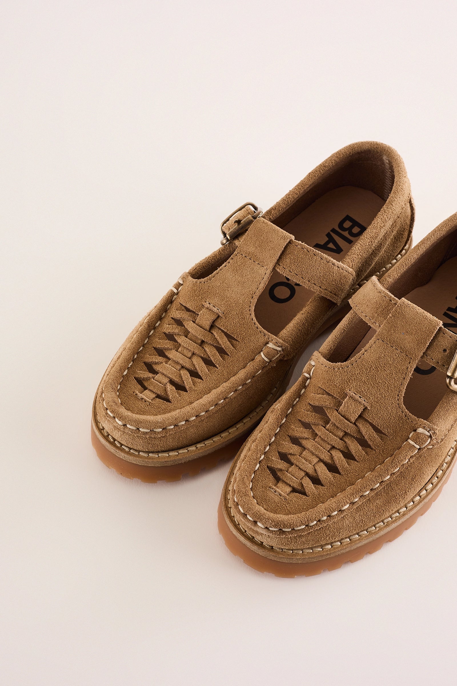 Mocassini t-bar – Bianco