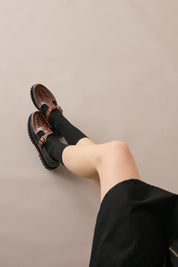 Mocassini t-bar – Bianco