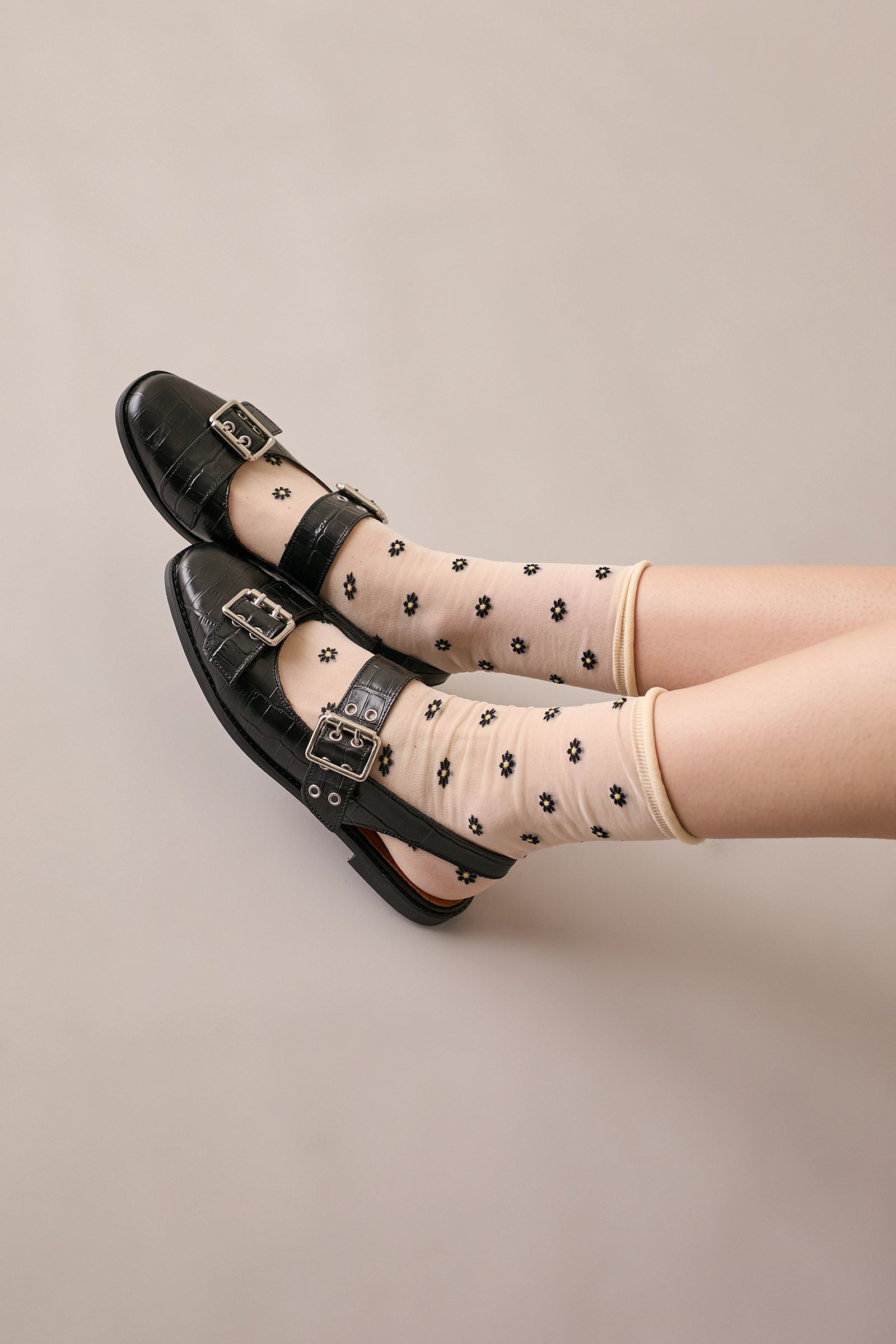 Slingback con fibbie