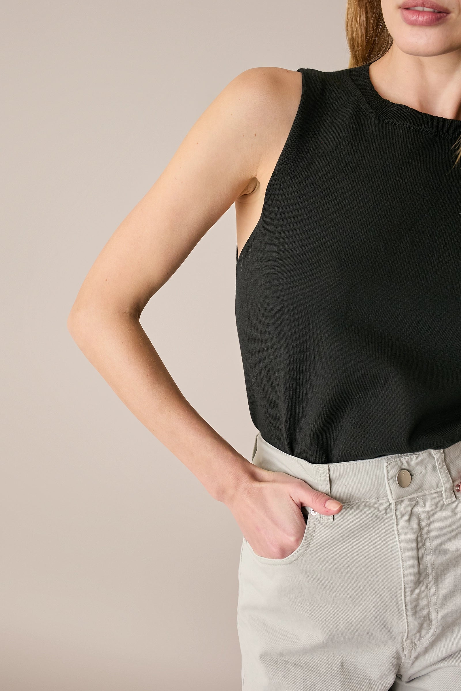 Pima cotton tank top