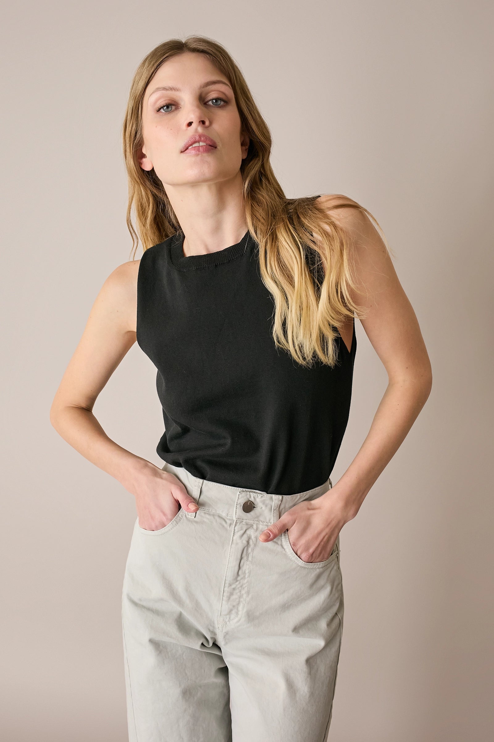 Pima cotton tank top