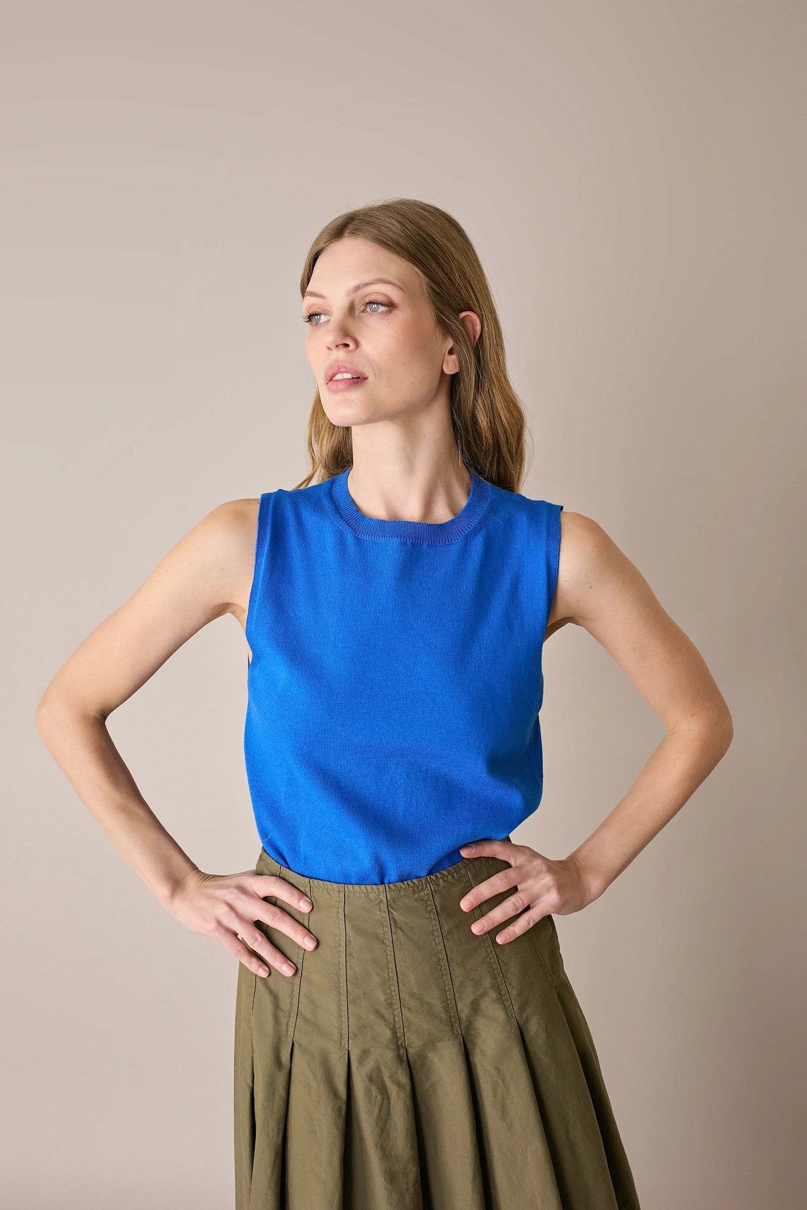 Pima cotton tank top