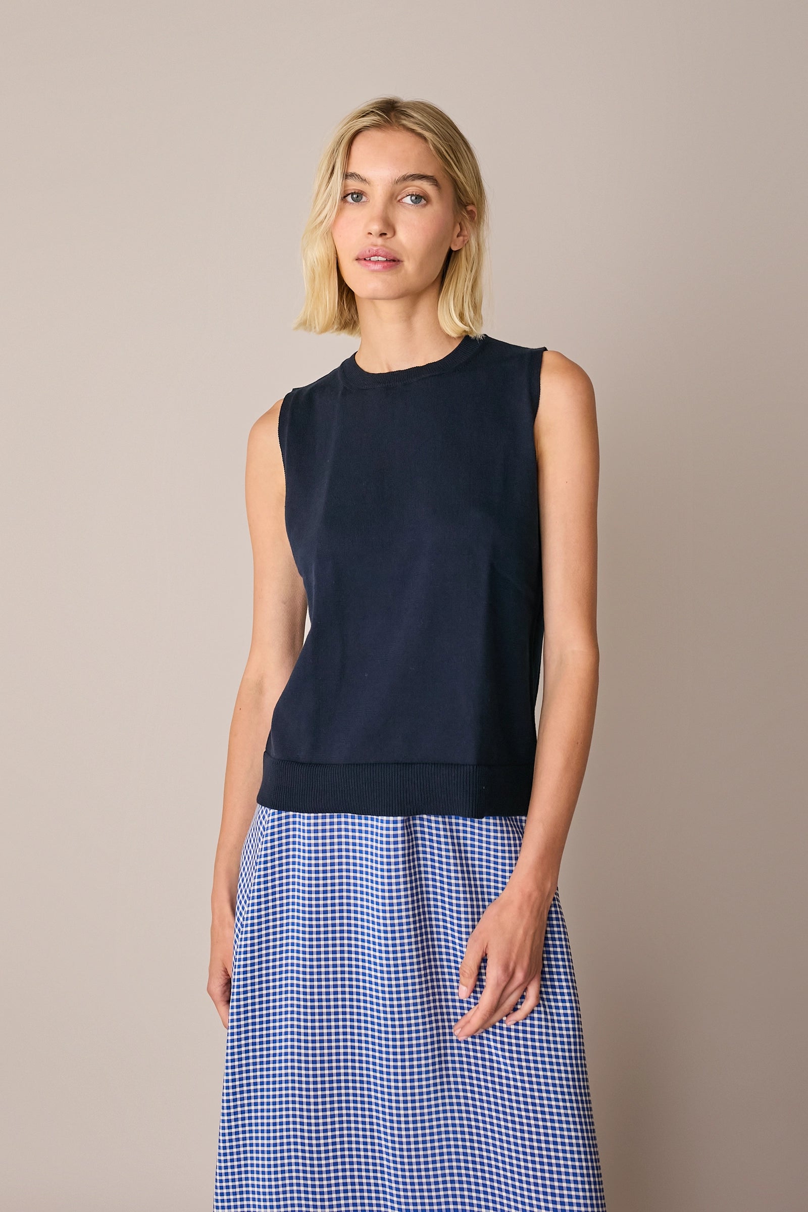 Pima cotton tank top