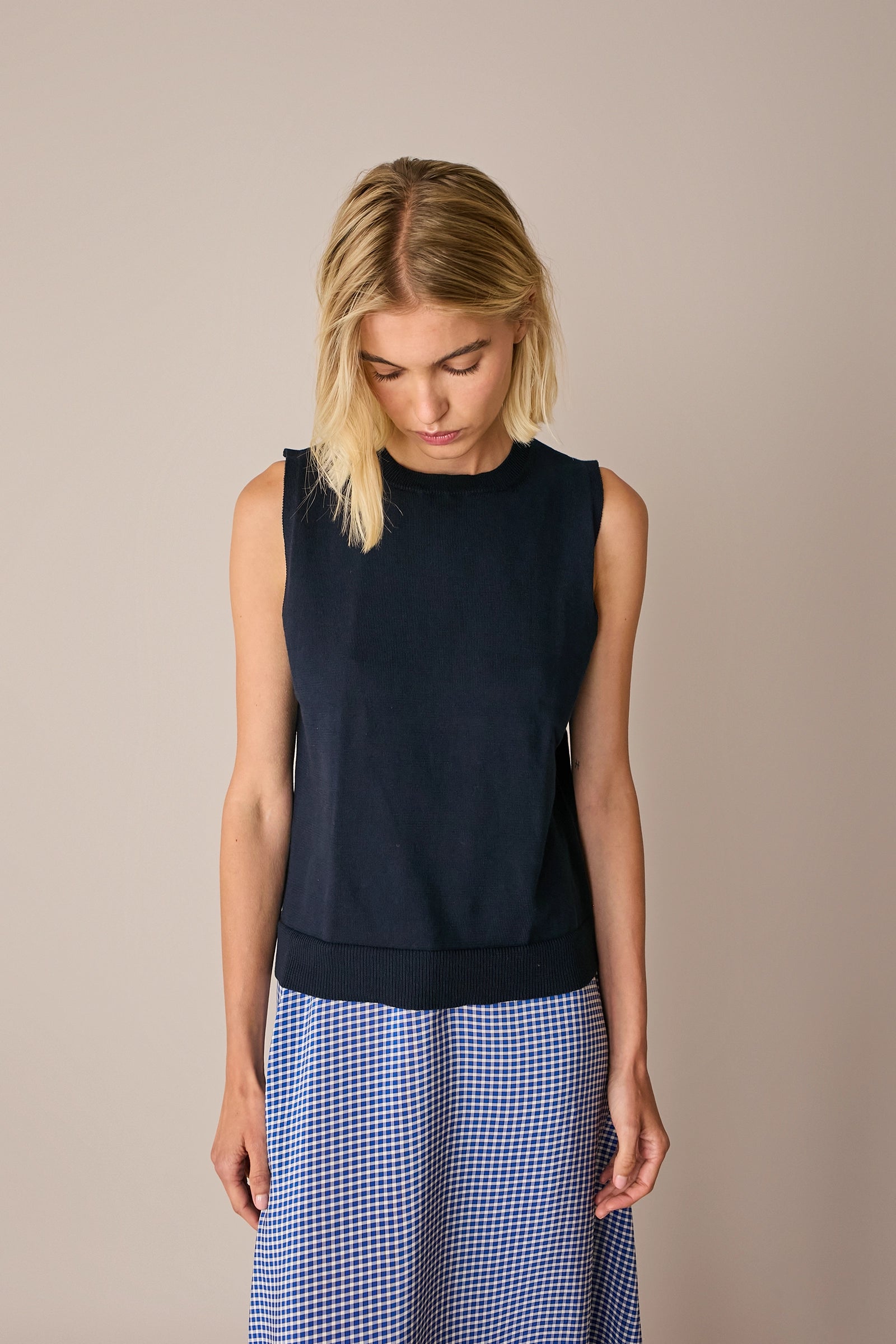 Pima cotton tank top