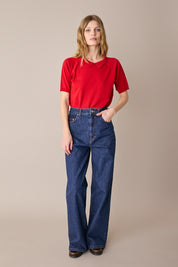 Maglia in cotone con colletto