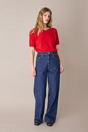 Maglia in cotone con colletto