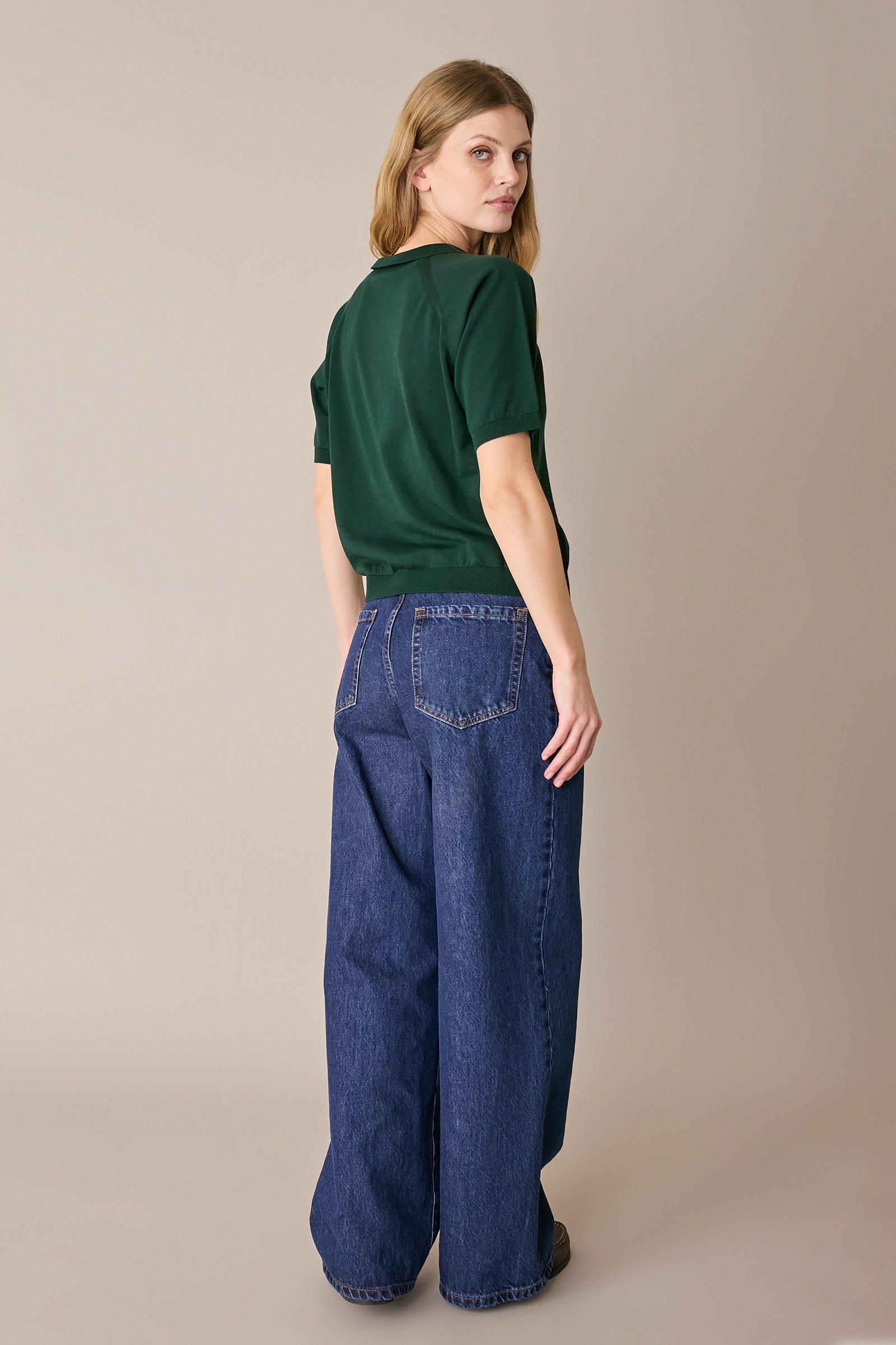 Maglia in cotone con colletto