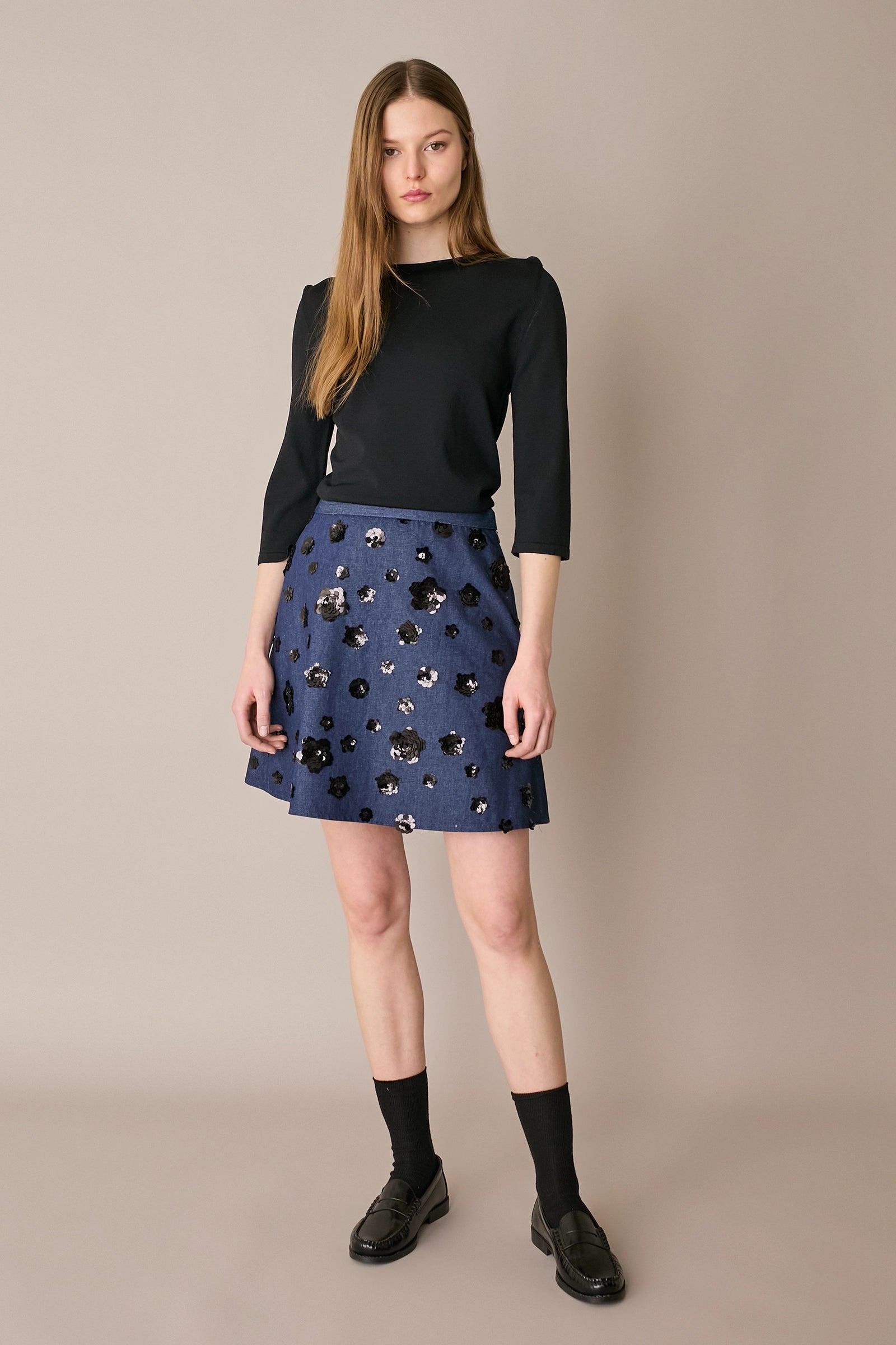 Maglia con maniche a tre quarti