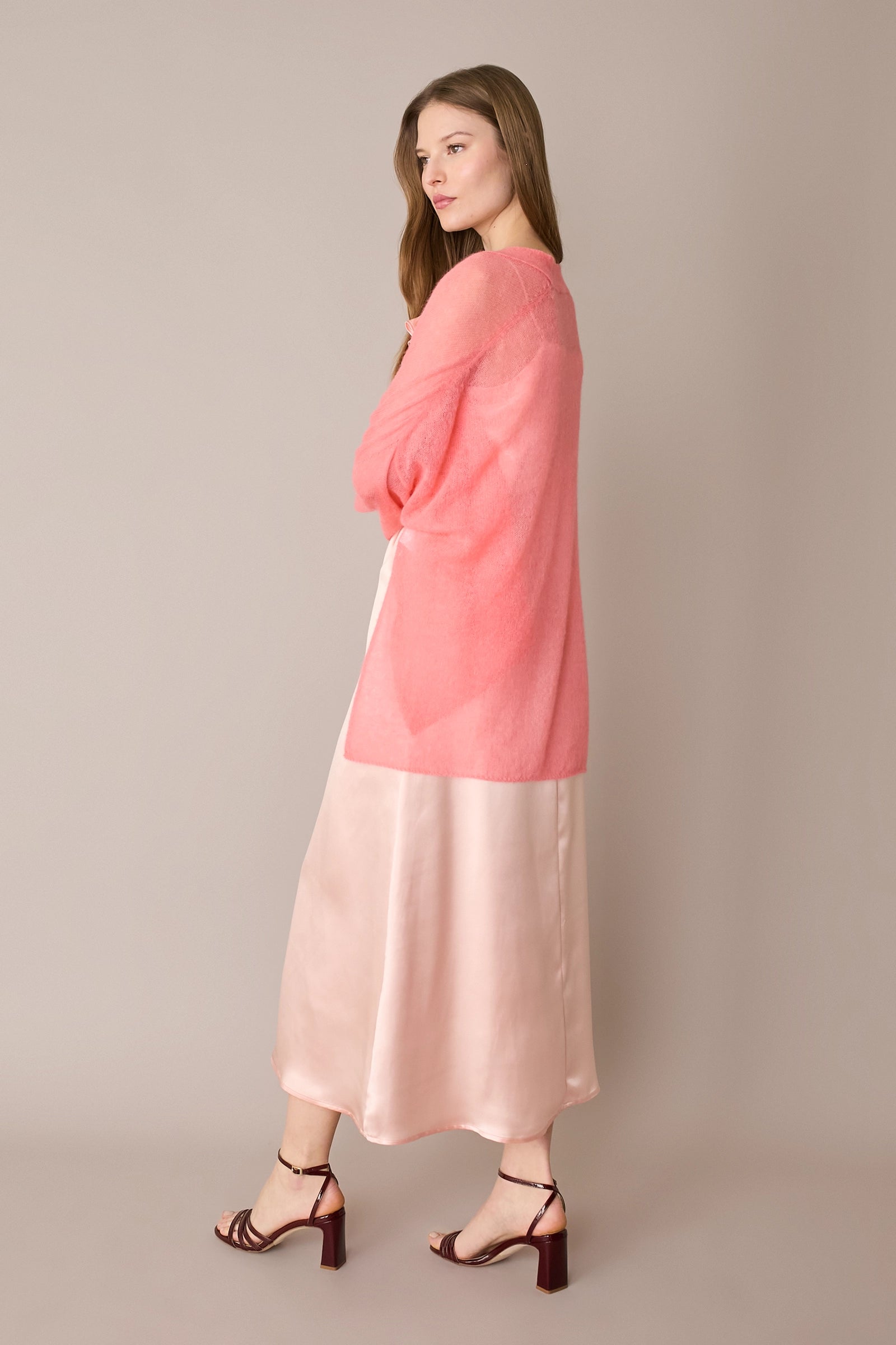 Kimono leggerissimo in alpaca e mohair