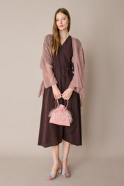 Kimono leggerissimo in alpaca e mohair