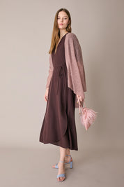 Kimono leggerissimo in alpaca e mohair