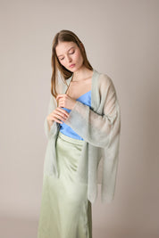 Kimono leggerissimo in alpaca e mohair