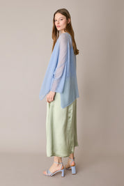 Kimono leggerissimo in alpaca e mohair