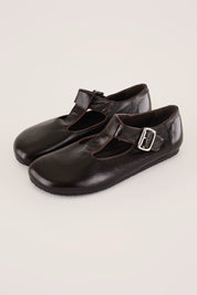 T-bar shoes with rubber sole