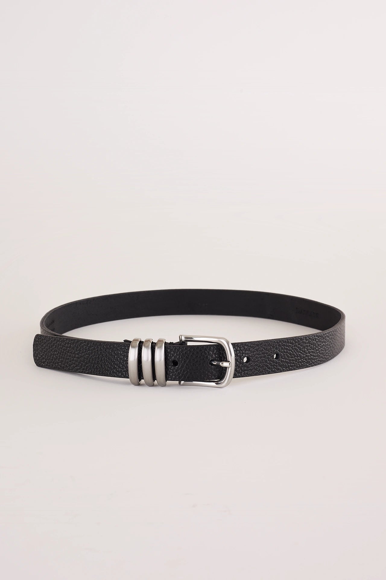 Belt with metal loops