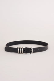 Belt with metal loops