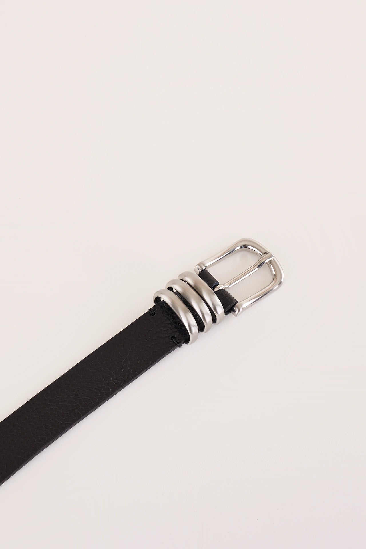 Belt with metal loops