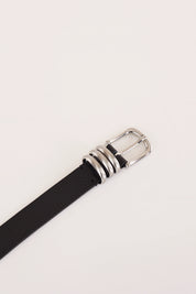 Belt with metal loops