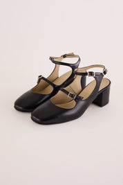 Double-strap slingbacks 5 CM