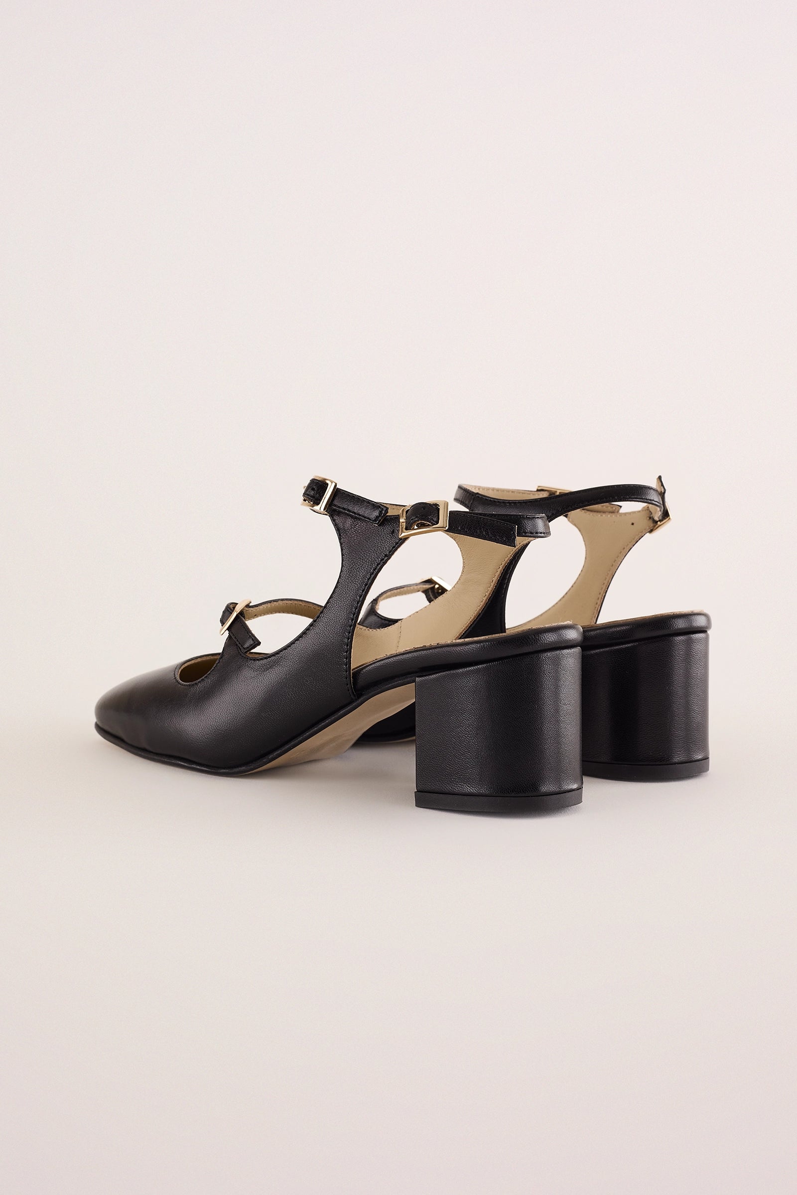 Double-strap slingbacks 5 CM