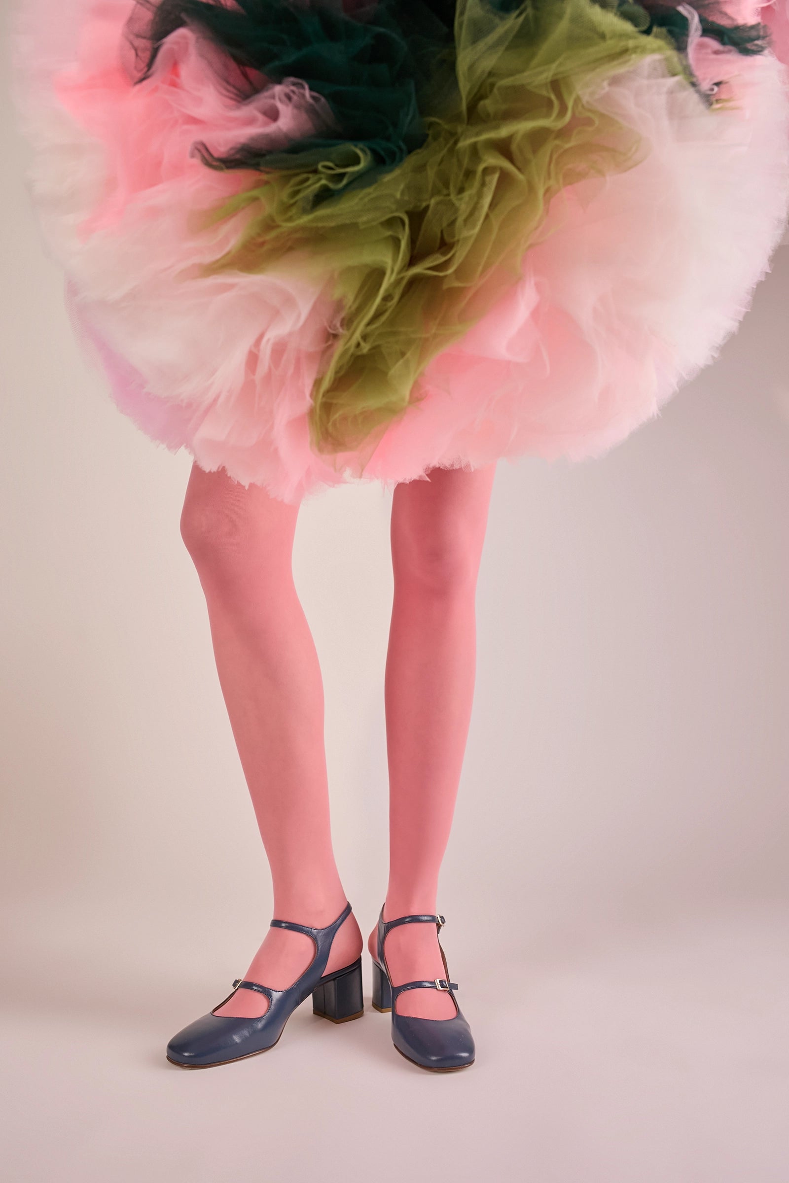 Double-strap slingbacks 5 CM