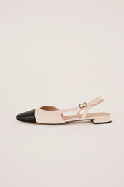 Two-tone slingback