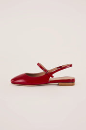 Round-toe slingbacks