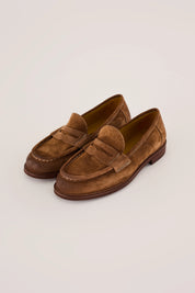Suede loafers