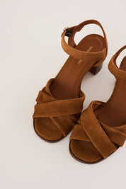 Sandali con tacco largo – Maison Toufet