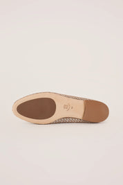 Woven leather Mary Janes