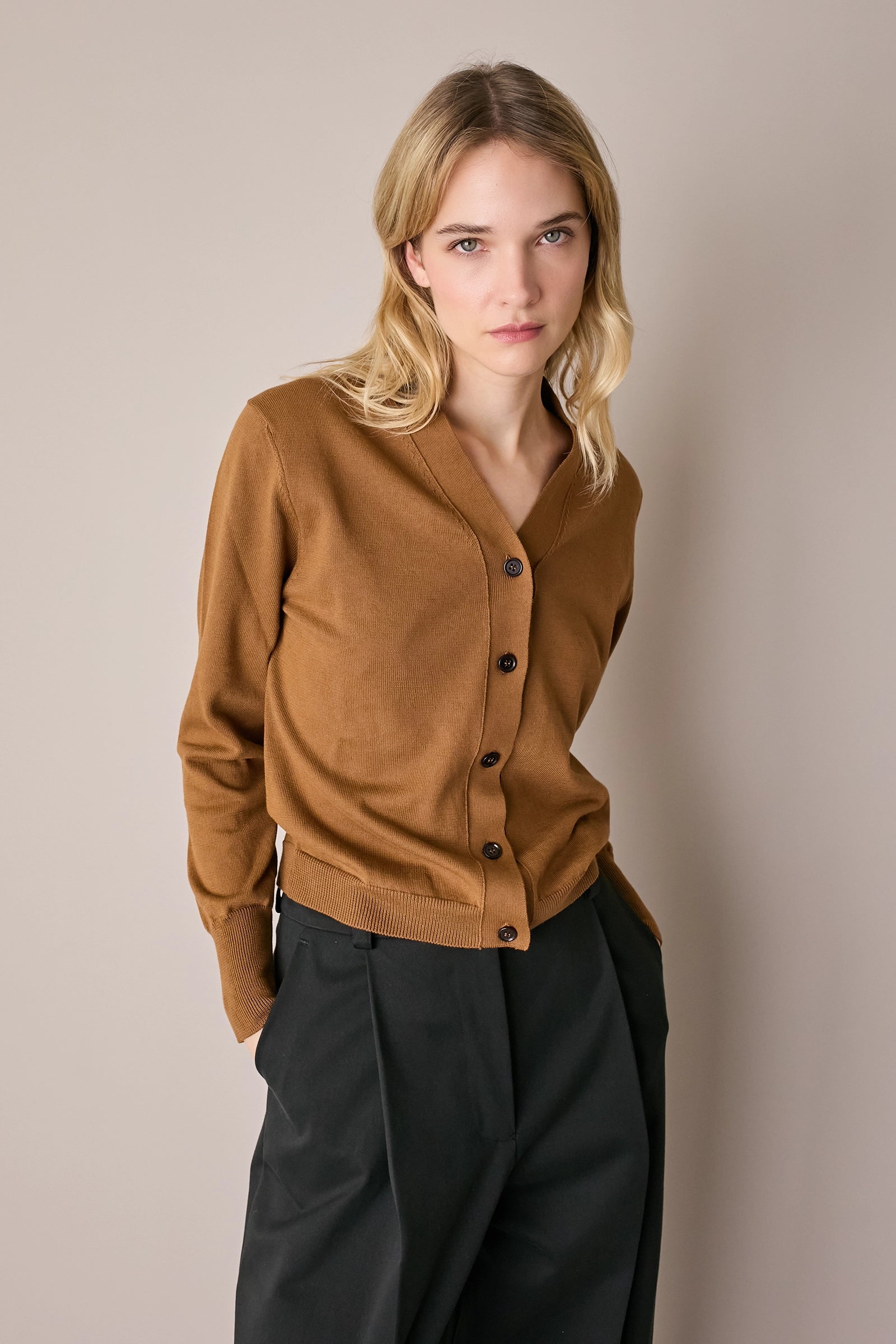 Cardigan sottile in cotone