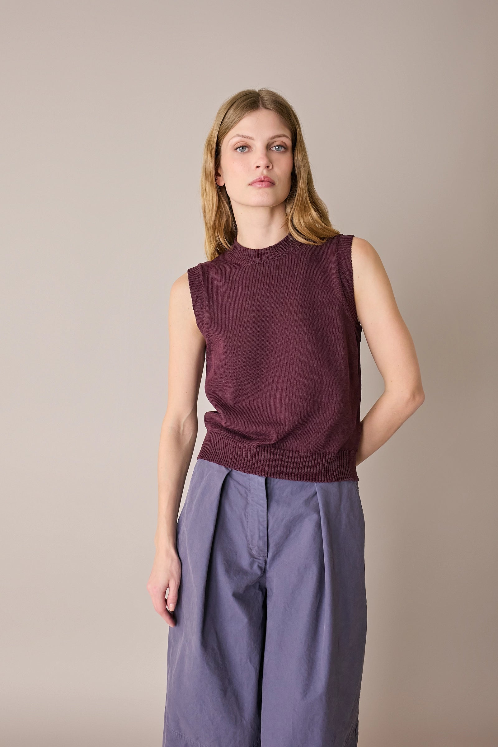 Lightweight cotton vest
