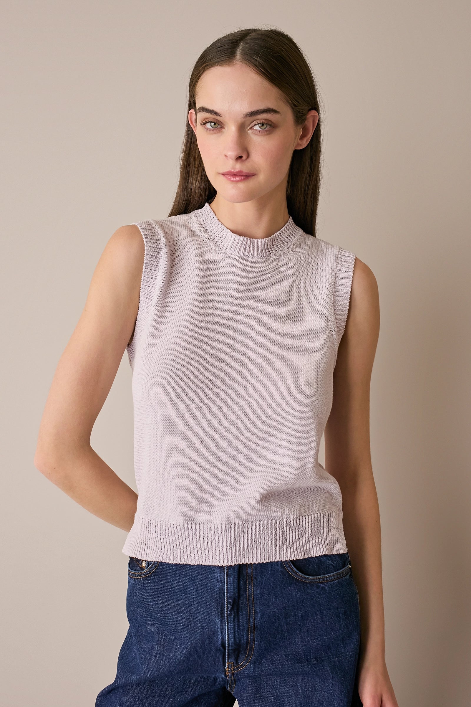 Lightweight cotton vest